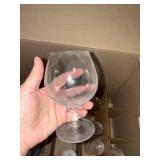 Large Collection  of Christofle Crystal Wine Glasses Stemware Set