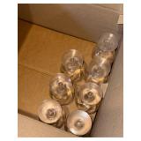 Large Collection  of Christofle Crystal Wine Glasses Stemware Set