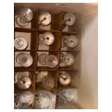 Large Collection  of Christofle Crystal Wine Glasses Stemware Set