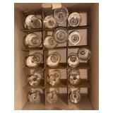 Large Collection  of Christofle Crystal Wine Glasses Stemware Set