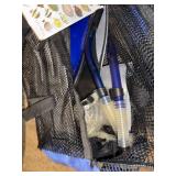 Cressi-Sub Open Heel Snorkel Fins Size 6-7 with Masks (Lot of 2)