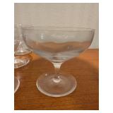 Kosta Boda Champagne Coupe Glasses - Clear Crystal Set