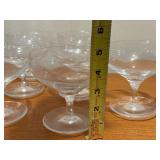 Kosta Boda Champagne Coupe Glasses - Clear Crystal Set