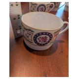 HAVILAND Limoges Floral Dinnerware Set - 8 Place Settings With Teapot, Sugar Bowl, and Serving Plates