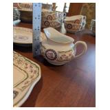 HAVILAND Limoges Floral Dinnerware Set - 8 Place Settings With Teapot, Sugar Bowl, and Serving Plates