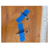 Vintage Oak 4-Door Glass-Front Display Cabinet / China Hutch