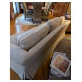 Ethan Allen Traditional Classics Sofa - Beige Damask Upholstery