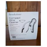 Brookstone Compact Wine Opener - Boxed with Manual