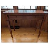 Grange Console Table with Drawer - Solid Wood Vintage Side Table