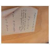 Grange Console Table with Drawer - Solid Wood Vintage Side Table