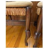 Antique Ladder-Back Dining Chairs (Lot of 3)