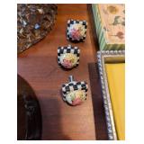 Gien Faience Trinket Jar - Musée de la Faïencerie de Gien, France - Handarbeit Plate