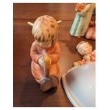 Goebel W. Germany Porcelain Nativity Figurines Set - Hand-Painted Group