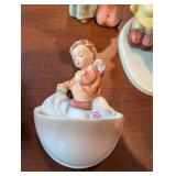 Goebel W. Germany Porcelain Nativity Figurines Set - Hand-Painted Group