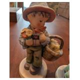 Goebel W. Germany 4-Piece Children Figurine Set with Animals