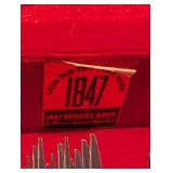 1847 Rogers Bros. - Silver Plate Flatware Set in Red Velvet Display Box
