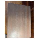 Crescent Furniture 3-Drawer Nightstand Gray Wash Wood Bedroom Table with USB outlet