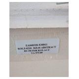 Peter Kolacz - KOLZ-0210 36x18 Abstract Painting