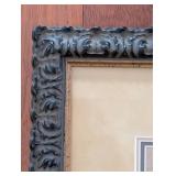 Bayol Signed Framed Artwork - Street Vendors with Bicycles and Carts