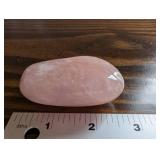 Rose Quartz Stone - Pink 2 in Rock with 'LOVE' Engraving