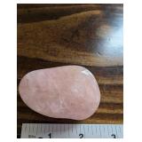 Rose Quartz Stone - Pink 2 in Rock with 'LOVE' Engraving