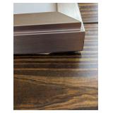 Botanical Leaf Print in Silver Frame - Watercolor Leaves Framed Artwork