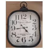 Dupont & Allardet Paris Clock - Vintage Wall Clock, 1876 Dial, 534 Boulevard Pasteur