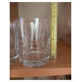 Kosta Boda Glassware Set - Orrefors Sweden Large Bowl & Assorted Tumblers