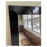 Full-Length Floor Mirror - Black Frame, 63 in H x 16 in W