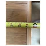 Vintage Knotty Pine Blanket Chest with Carved Ball Feet