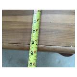 Vintage Knotty Pine Blanket Chest with Carved Ball Feet