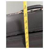 Black 2-Piece Luggage Set - Upright Rolling Suitcase & Duffel Bag