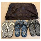 Tory Burch Flip Flops - 4 Pairs (Lot of 4)