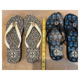 Tory Burch Flip Flops - 4 Pairs (Lot of 4)