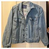 Hard Rock Cafe Denim Jacket - London Graphic - 100% Cotton - Size S -Adult