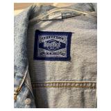 Hard Rock Cafe Denim Jacket - London Graphic - 100% Cotton - Size S -Adult