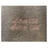 Hard Rock Cafe London Varsity Jacket - Navy Wool Body, Brown Leather Sleeves, Size S - Adult