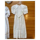 Allison Rose White Dresses Set of 2 - Lace Trim, Size 10, Veil & Clutch