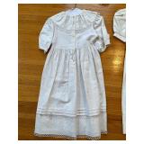 Allison Rose White Dresses Set of 2 - Lace Trim, Size 10, Veil & Clutch