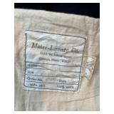 Fisher Clothing Co. Navy Wool Double-Breasted Jacket with Velvet Collar - Trousers (1962)