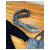 Cary San Francisco Coat with Faux Fur Collar - Size 16 - Black