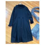 Cary San Francisco Coat with Faux Fur Collar - Size 16 - Black
