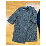 Weekend Max Mara Valette Coats - Navy Blue Coat & Grey Textured Coat (Assorted Sizes) (Lot of 2)