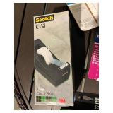 HP Ink Cartridges 62XL 2-Pack, 64XL Black, 41A Ink Cartridge & Scotch C-38 Tape Dispenser