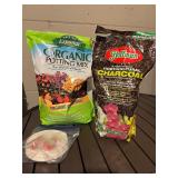 Espoma Organic Potting Mix & Hoffman Charcoal Round Lid Kit with Screws (Lot of 3)