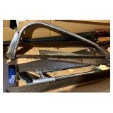 Vintage Assorted Hand Saws & Blades: Frame Saw, Hacksaw, Coping Saw, Back Saw