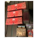 Solstickan Matchboxes & Konge Tin Red Boxes - Vintage Norwegian Ephemera