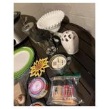 All-Clad Slow Cooker with Plates, Cupcake Liners, Coffee Carafe & Sunflower Decor