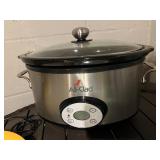 All-Clad Slow Cooker with Plates, Cupcake Liners, Coffee Carafe & Sunflower Decor