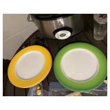 All-Clad Slow Cooker with Plates, Cupcake Liners, Coffee Carafe & Sunflower Decor